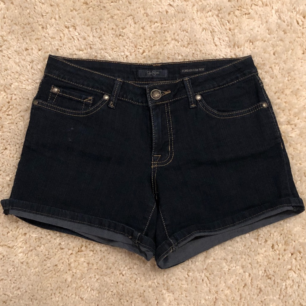 Dark Blue Jean Shorts